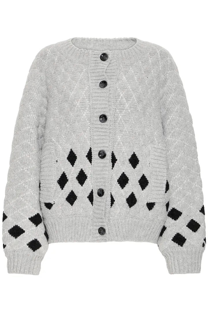 Cortana Cardigan - Grey Melange