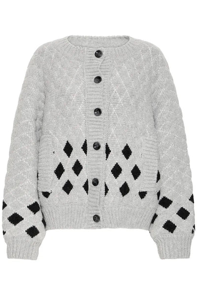 Cortana Cardigan - Grey Melange