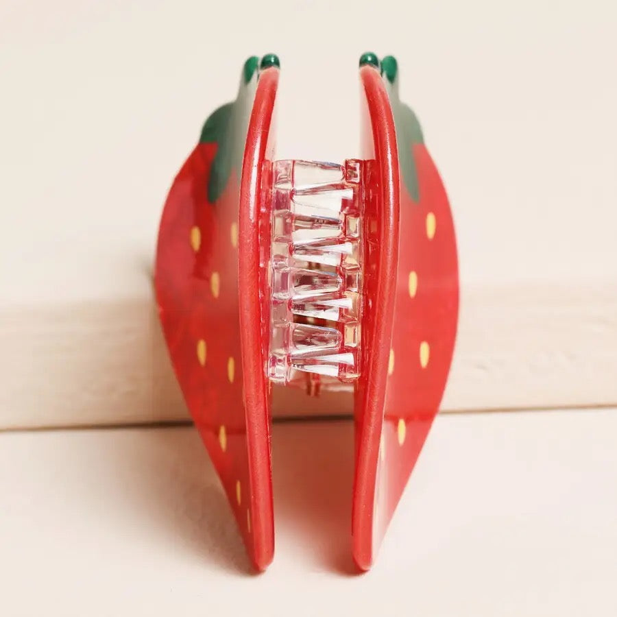 Large Strawberry Hair Clip