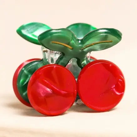 Cherry Mini Hair Clip