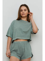 Cropped Wide Tee