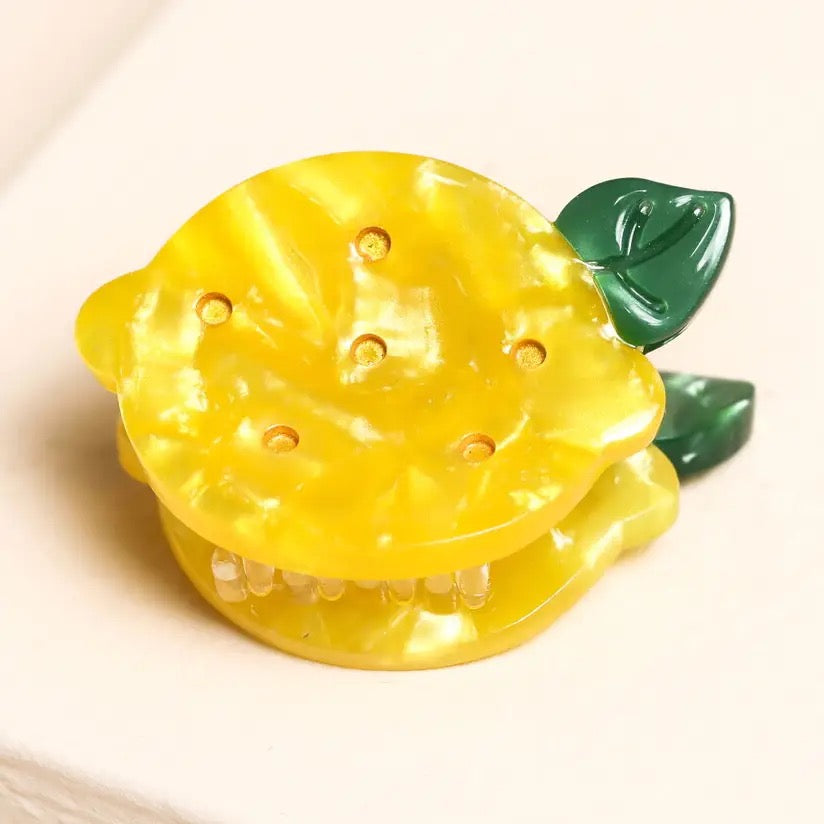 Lemon Mini Hair Clip