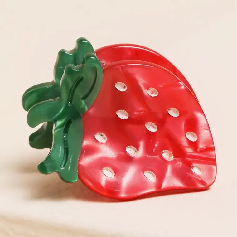 Strawberry Mini Hair Clip