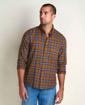 Airsmyth Long Sleeve Shirt - Honey Brown Pattern