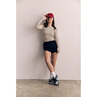 Long Sleeve Striped Basic Tee AAB516