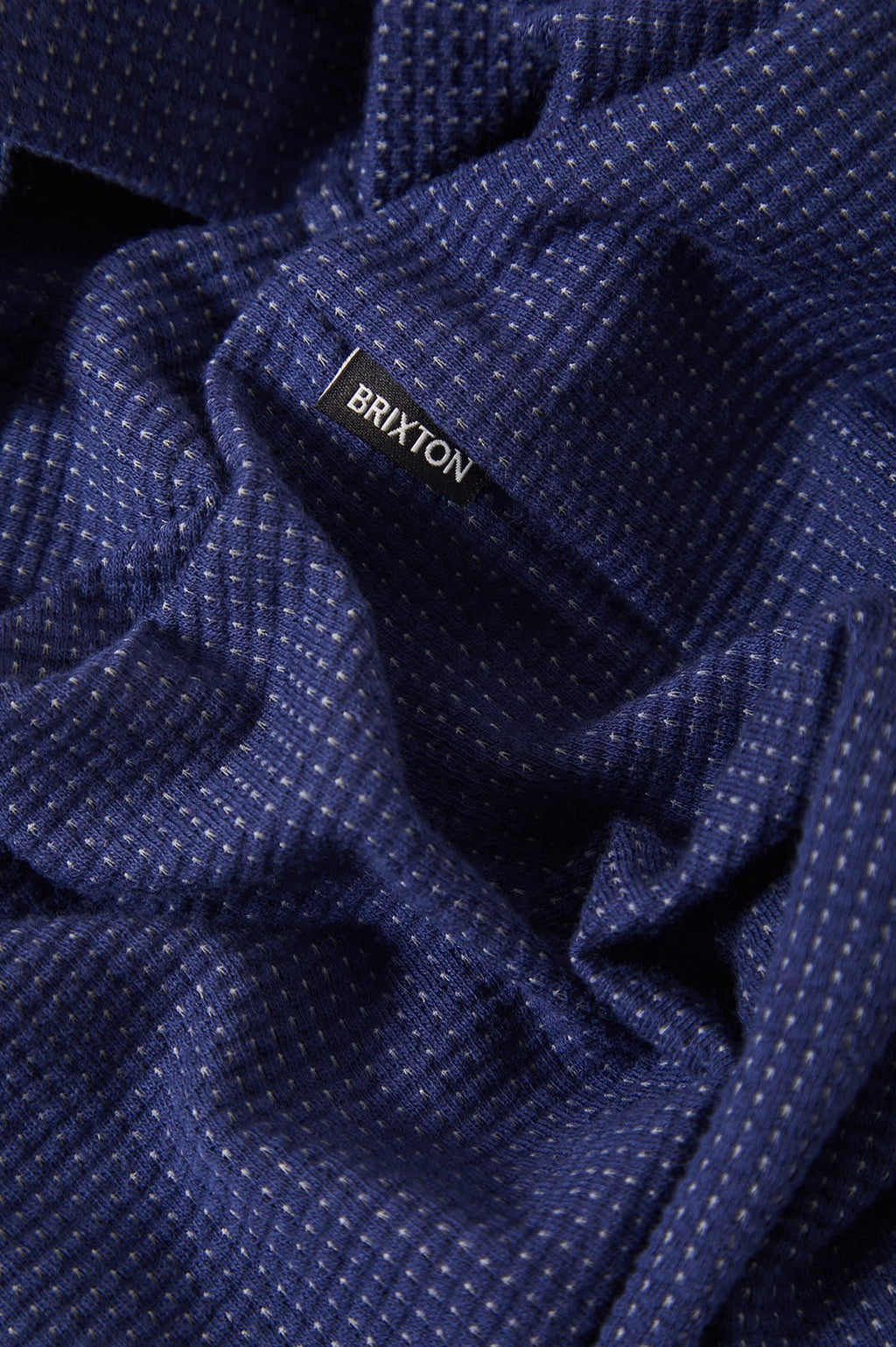Bunker Mesh Short Sleeve Woven - Washed Navy