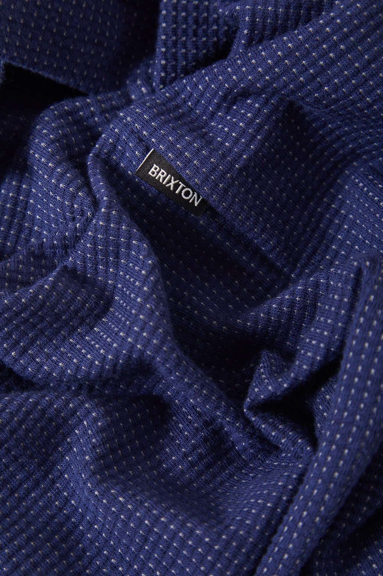 Bunker Mesh Short Sleeve Woven - Washed Navy