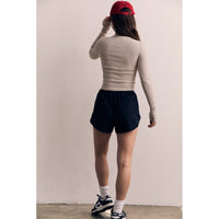 Long Sleeve Striped Basic Tee AAB516