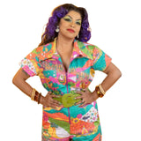 Landscape Print Jumpsuit - Enchanting Emerald