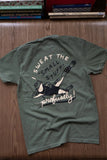 Sweat The Small Stuff Tee - Woodsy Green