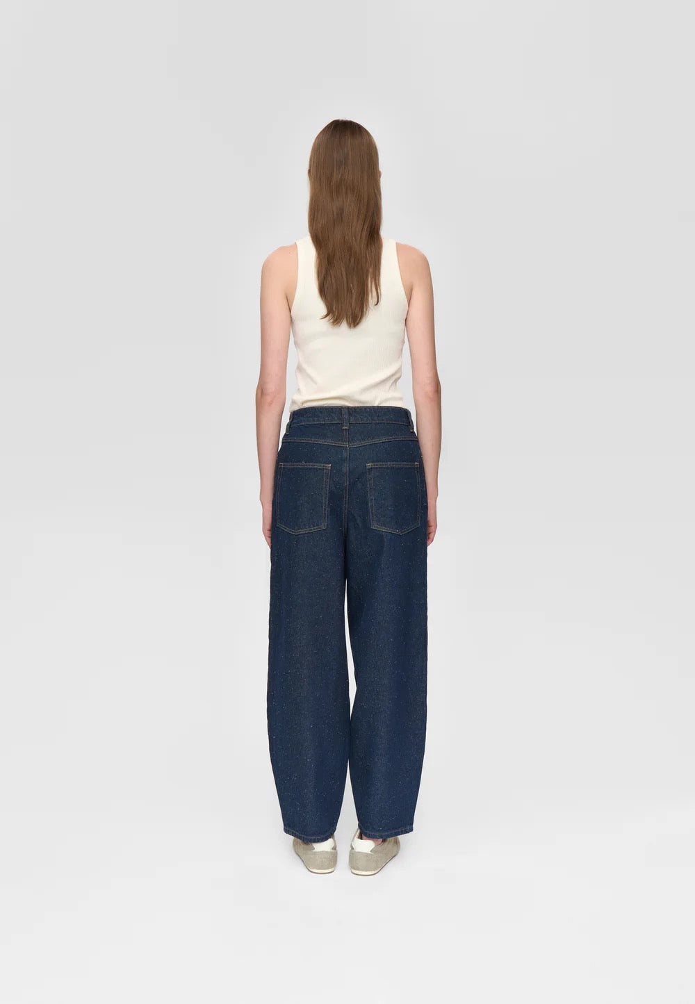 Maria HW Ankle Jean - Sky Captain