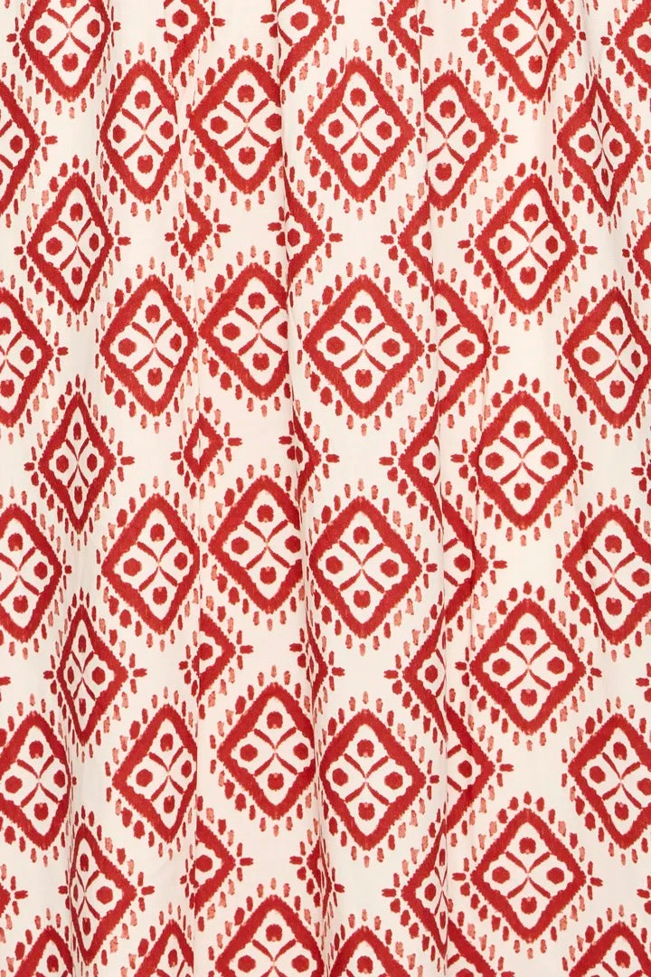 Nasreen Dress 11 - Fire Whirl Ikat