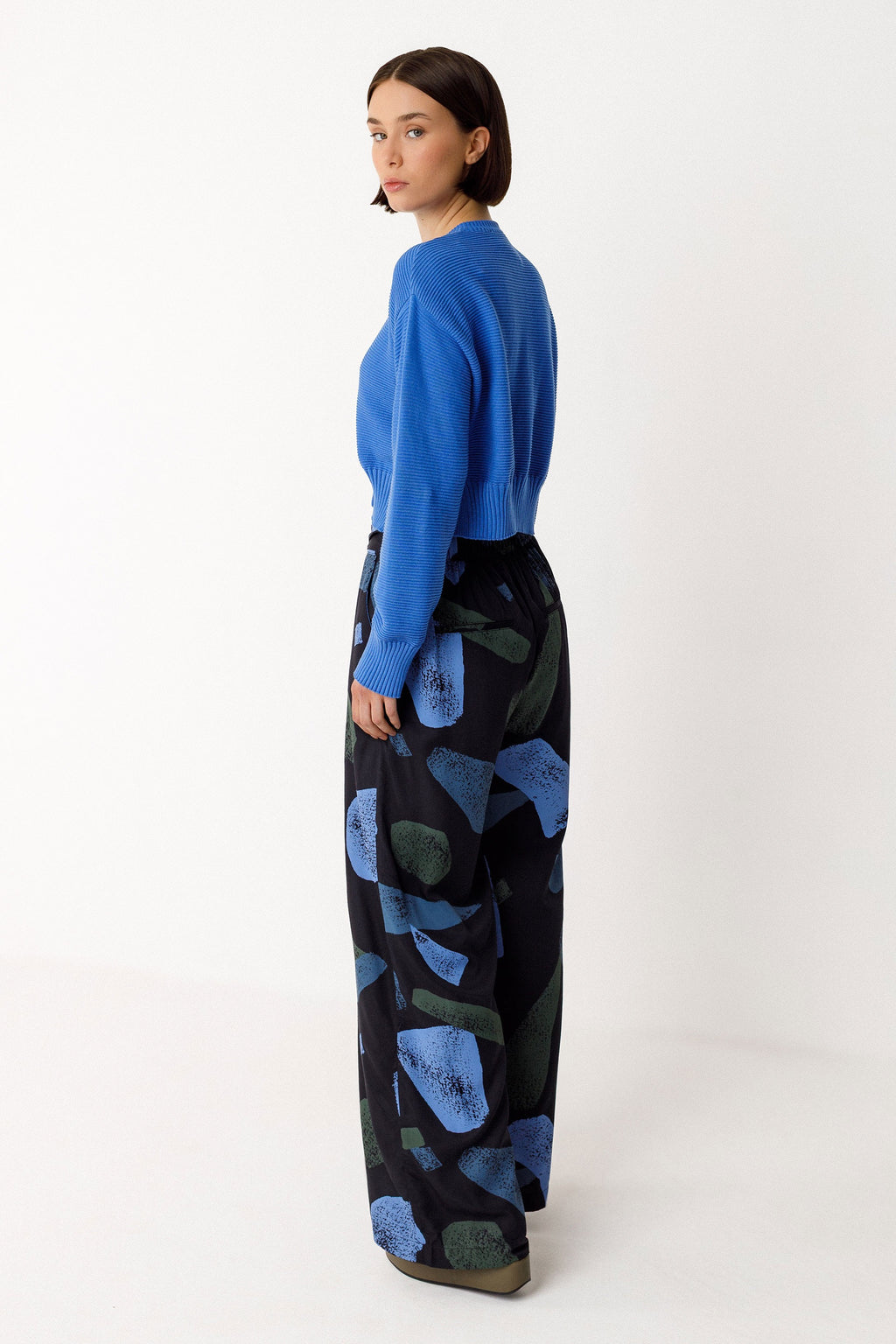 Belene GOTS Cardigan - Blue