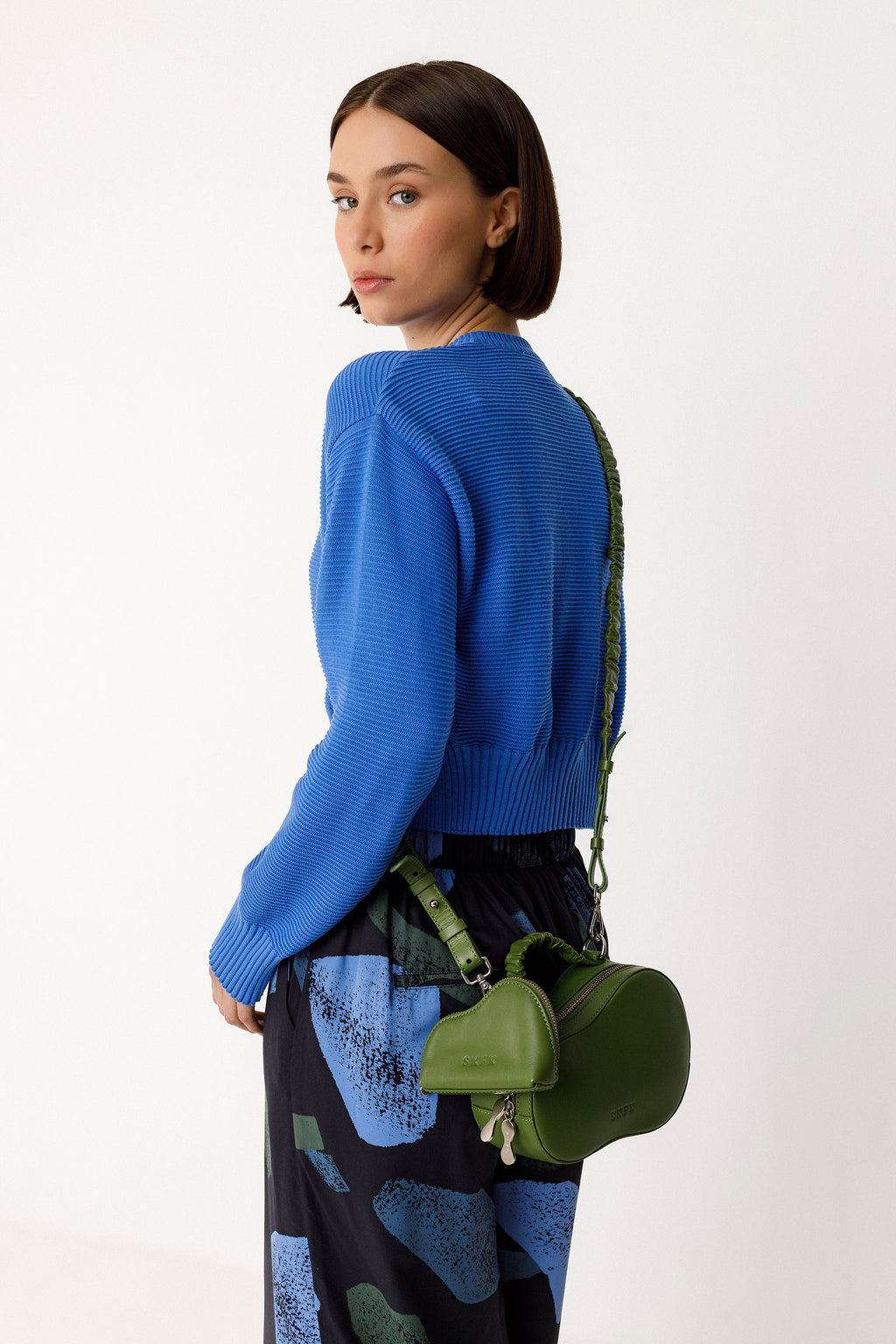 Belene GOTS Cardigan - Blue