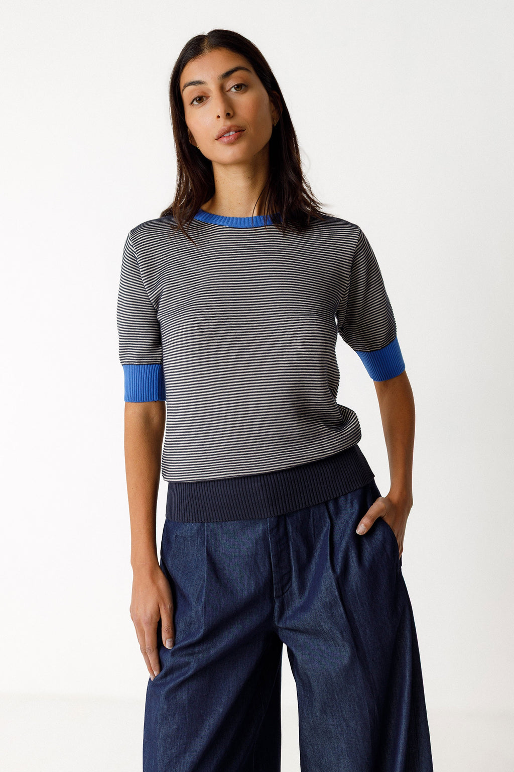 Muike GOTS Sweater - Navy
