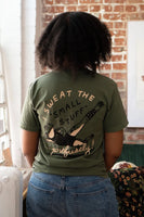 Sweat The Small Stuff Tee - Woodsy Green