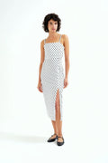 Black Dots Midi Dress