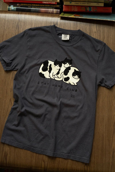 Tuxedo Cats Tee - Graphite