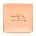 She Adores Pretty Little Things Square Trinket Tray