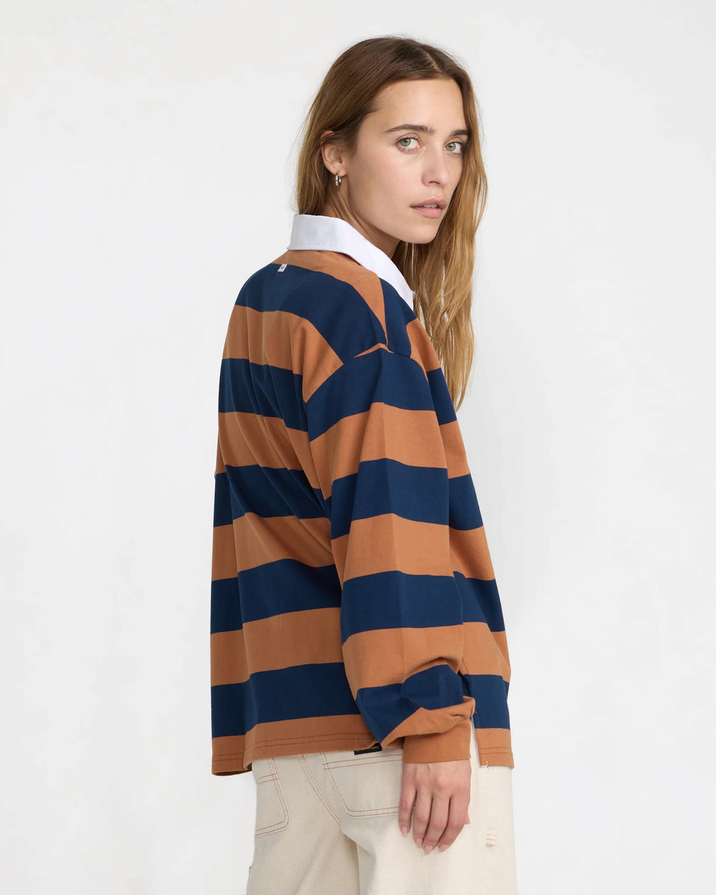 Academy Long Sleeve Rugby Shirt - Brown