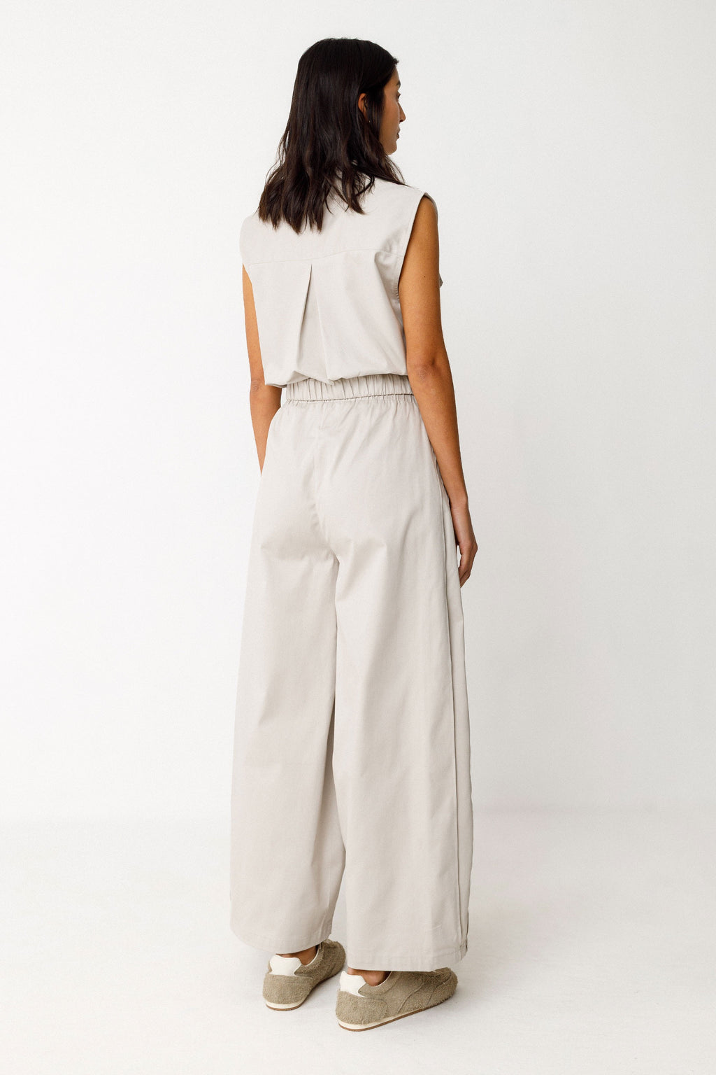 Aine GOTS Trouser - Beige