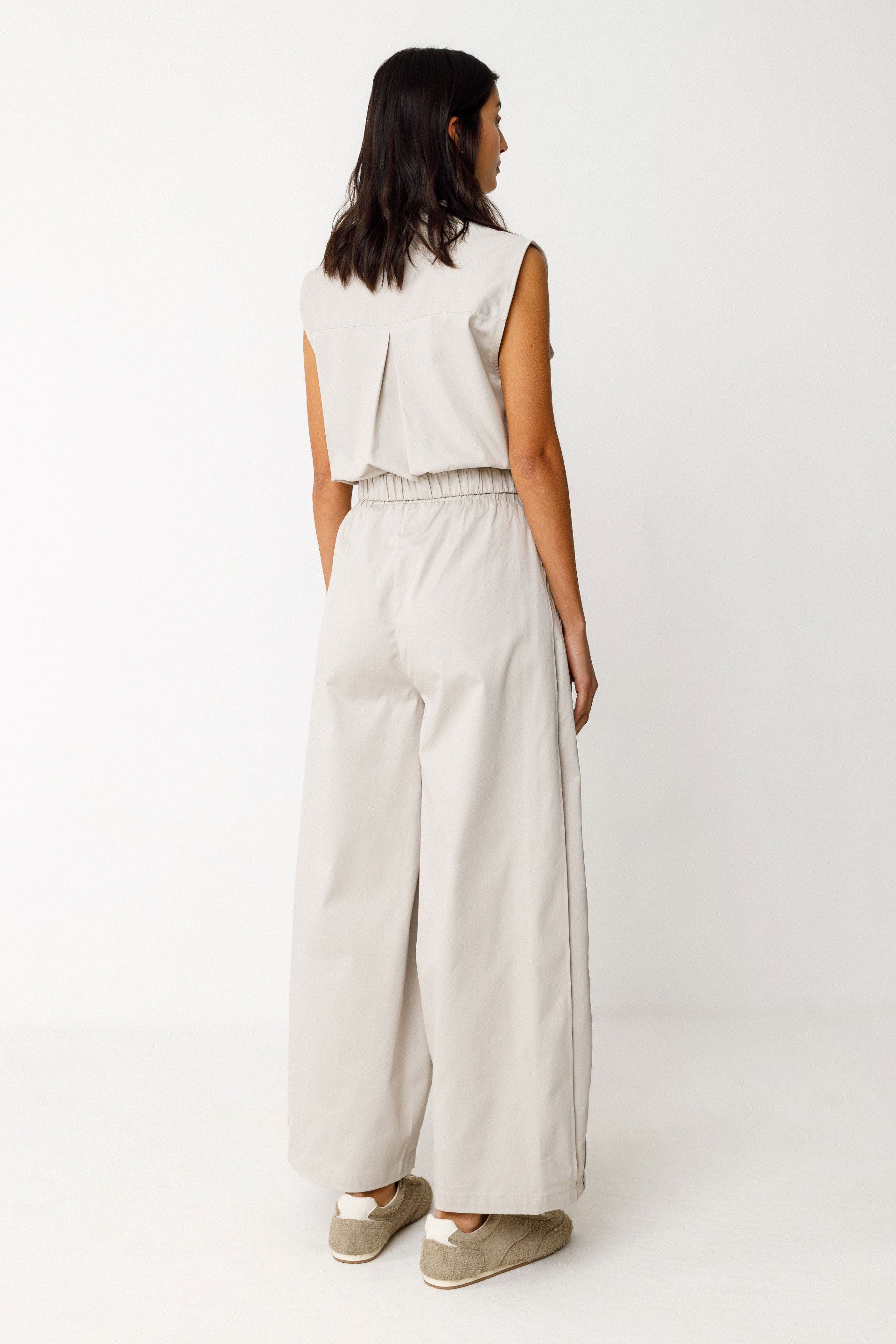Aine GOTS Trouser - Beige