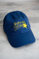 Qualms Front & Back Dad Hat - Royal