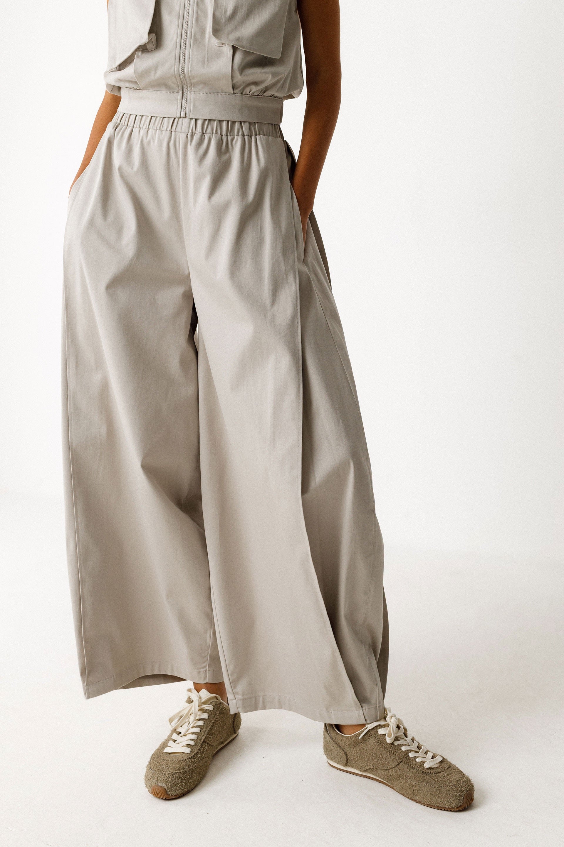 Aine GOTS Trouser - Beige