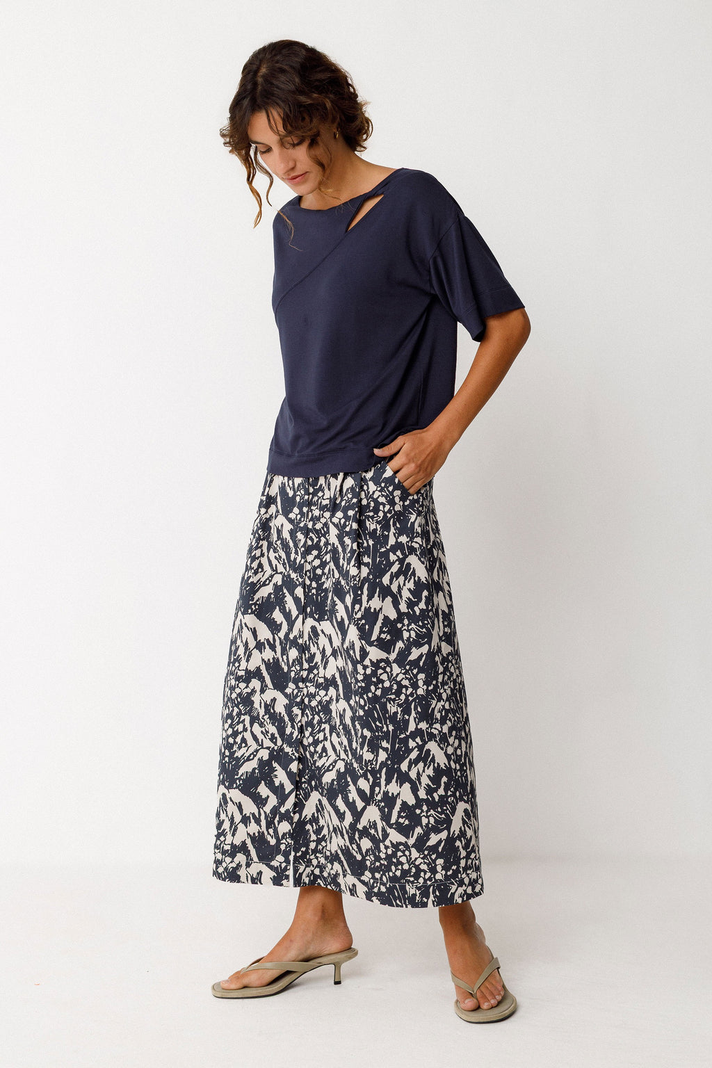 Amara T Shirt - Navy