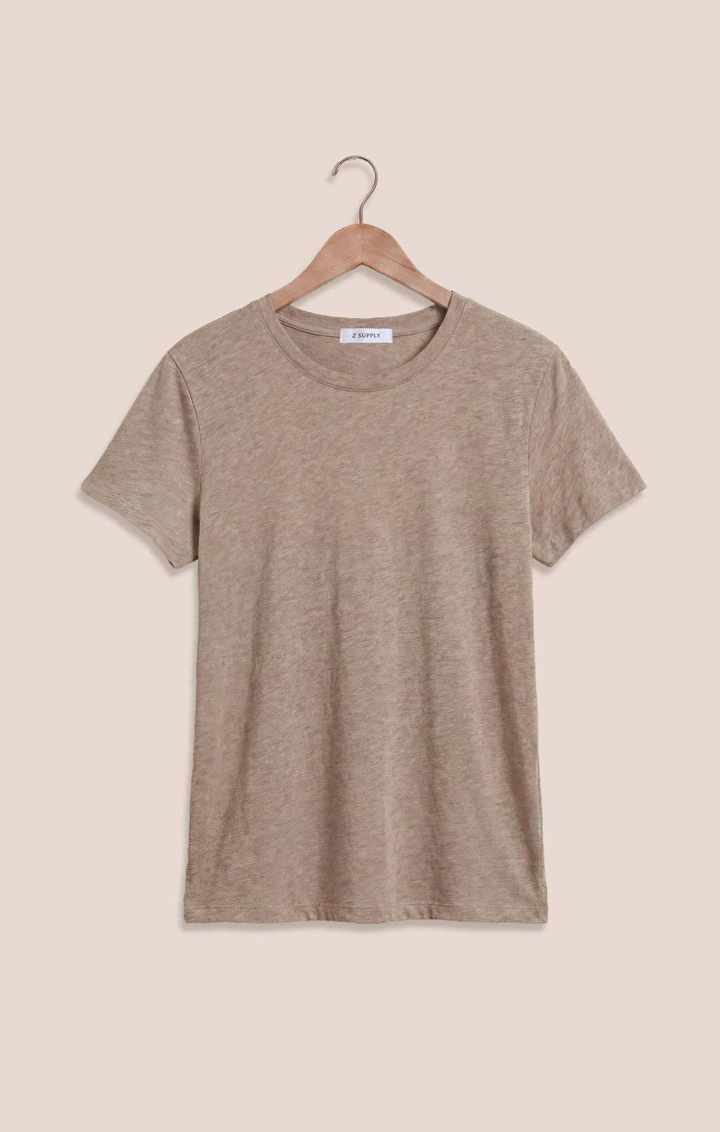 Foundation Slub Tee - Heather Ash