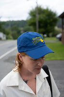 Qualms Front & Back Dad Hat - Royal