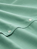Collared Solid Blouse - Faded Green