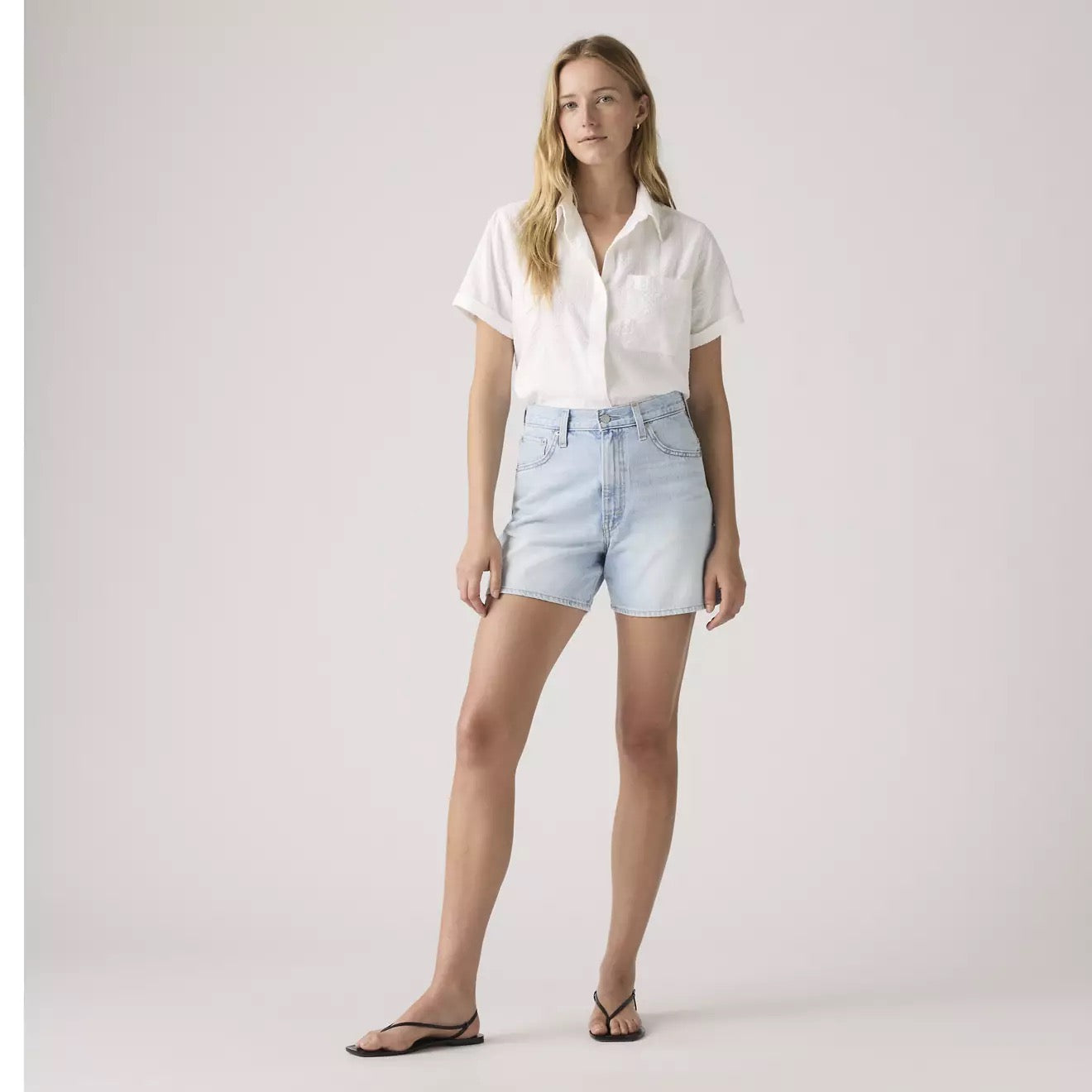 Cinch Mid Thigh Short - Abraided Art