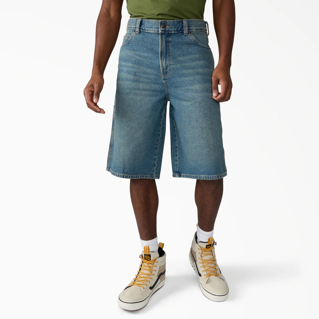 958 13" Loose Short - Khaki Tinted Blue