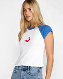 Roam Raglan - Blue Relic