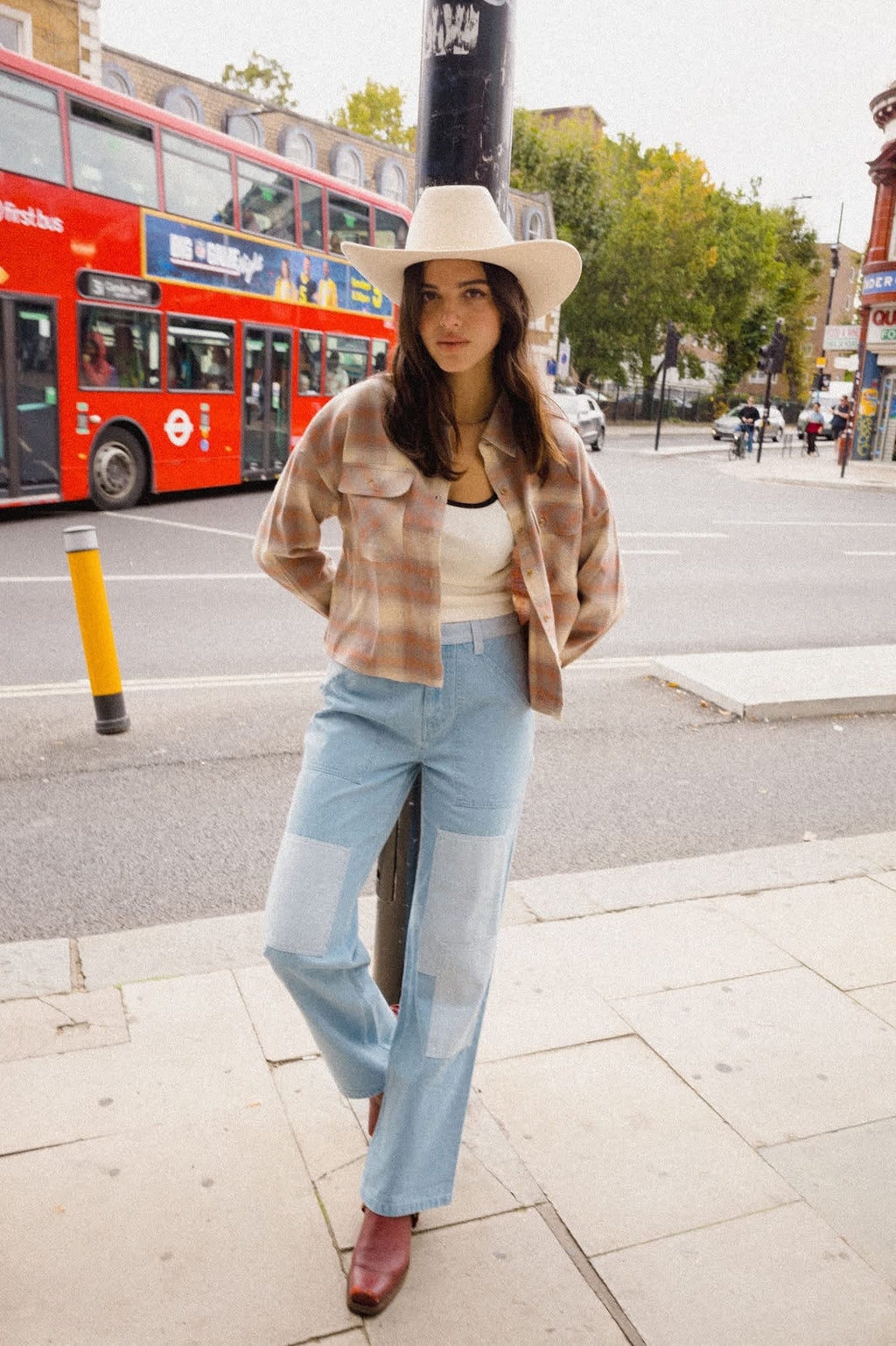 Essex Patchwork Painter Pant - Denim