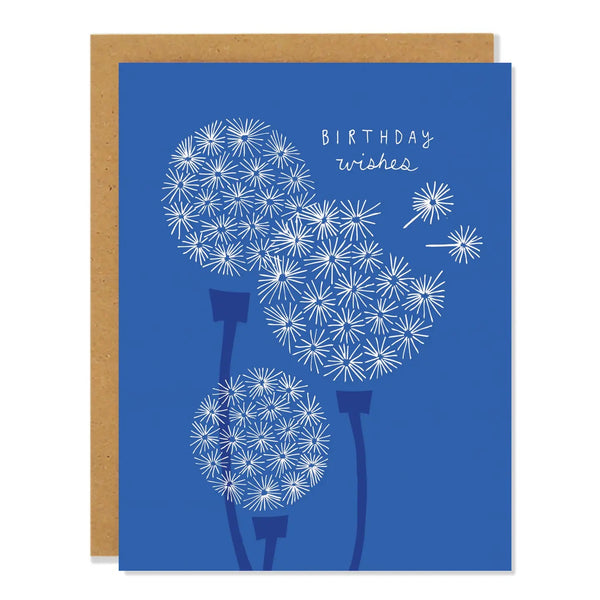 Dandelion Birthday Greeting Card