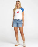 Roam Raglan - Blue Relic