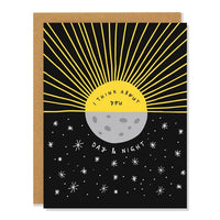 Day & Night Greeting Card