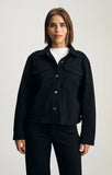 Tia Denim Shirt  - Black Move
