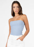 Ottoman Rib Tube Top