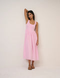 Cora Midi Dress - Pink