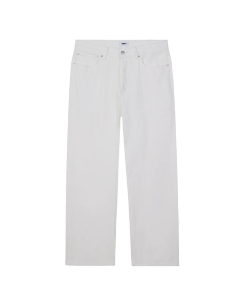 Hardwork Denim Pant - White Faded Wash