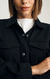 Tia Denim Shirt  - Black Move