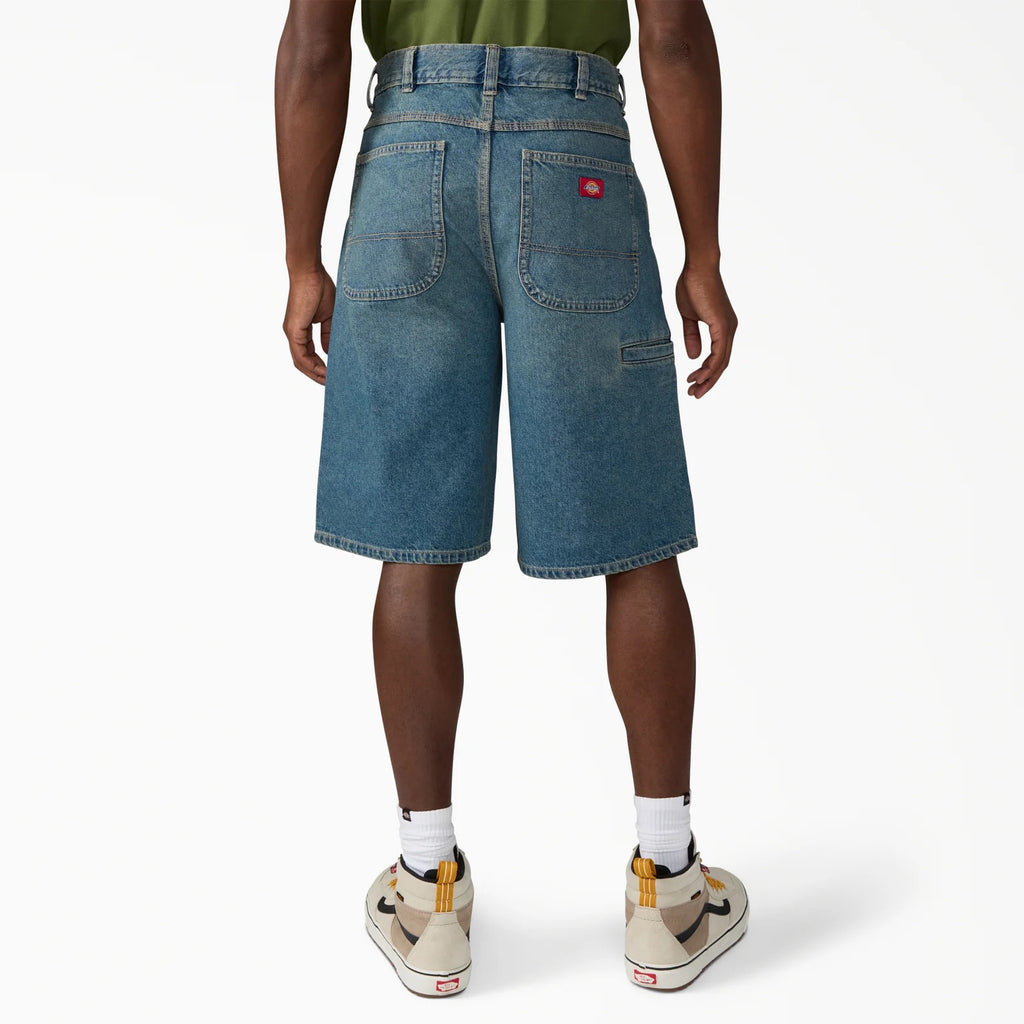 958 13" Loose Short - Khaki Tinted Blue