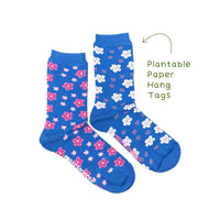 Petunia & Pentas Mismatched Socks