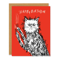 Scratchy Birthday Greeting Card