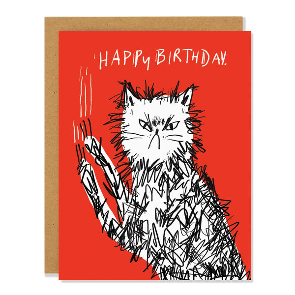 Scratchy Birthday Greeting Card