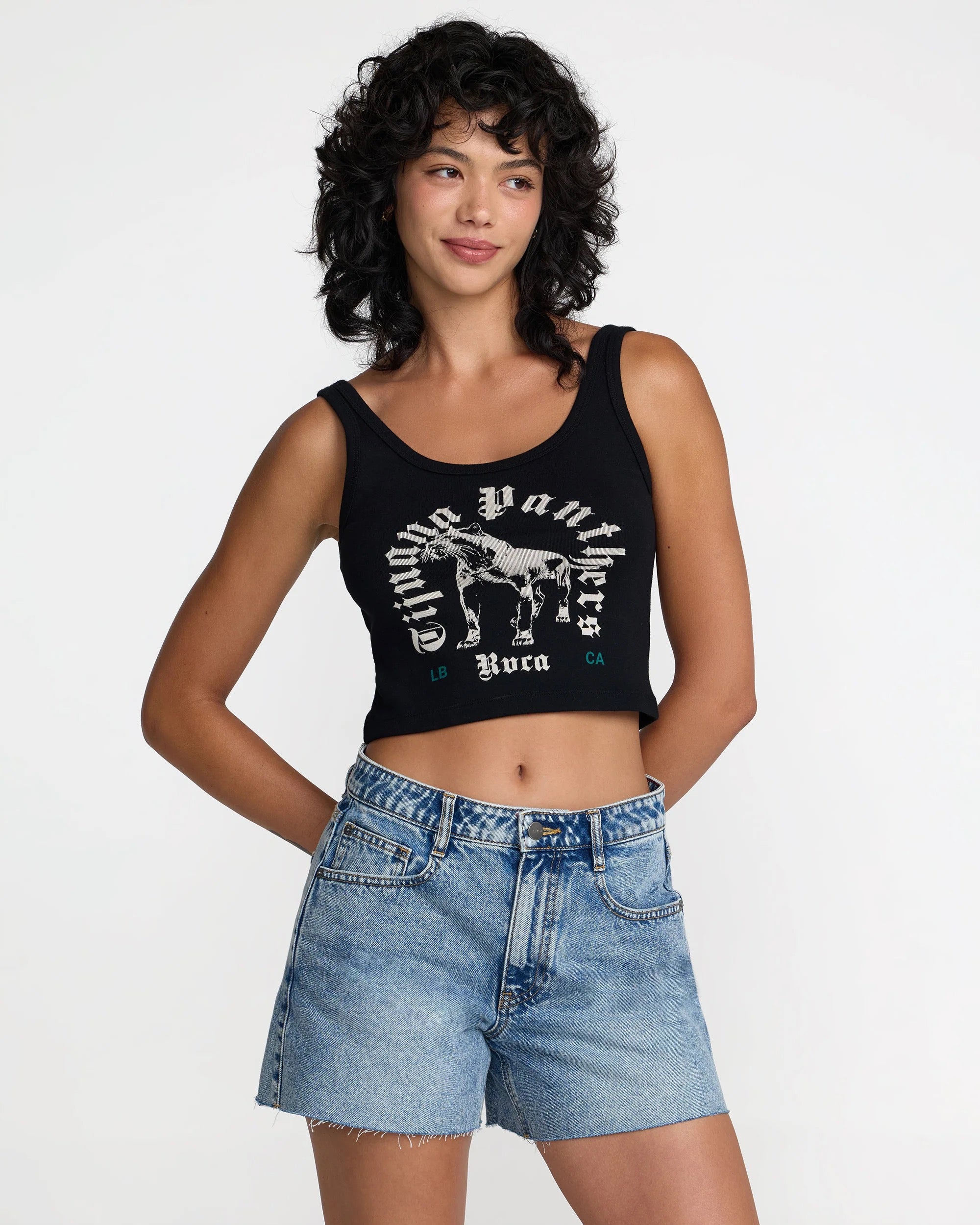Tijuana Panthers Tank - RVCA Black