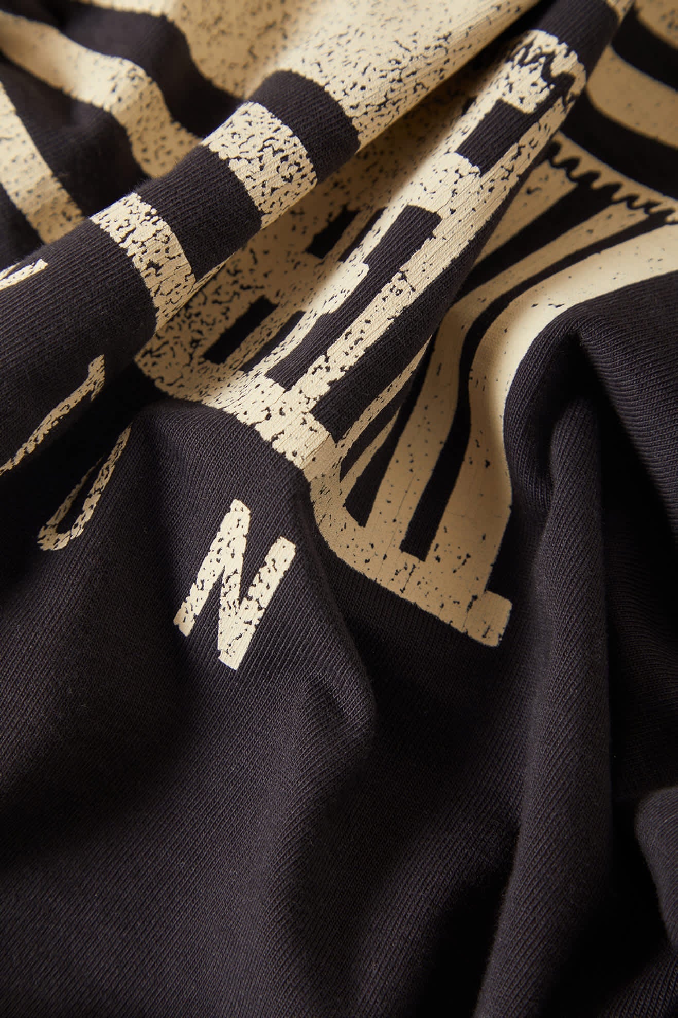 Poolside Boxy Crew Tee - Washed Black